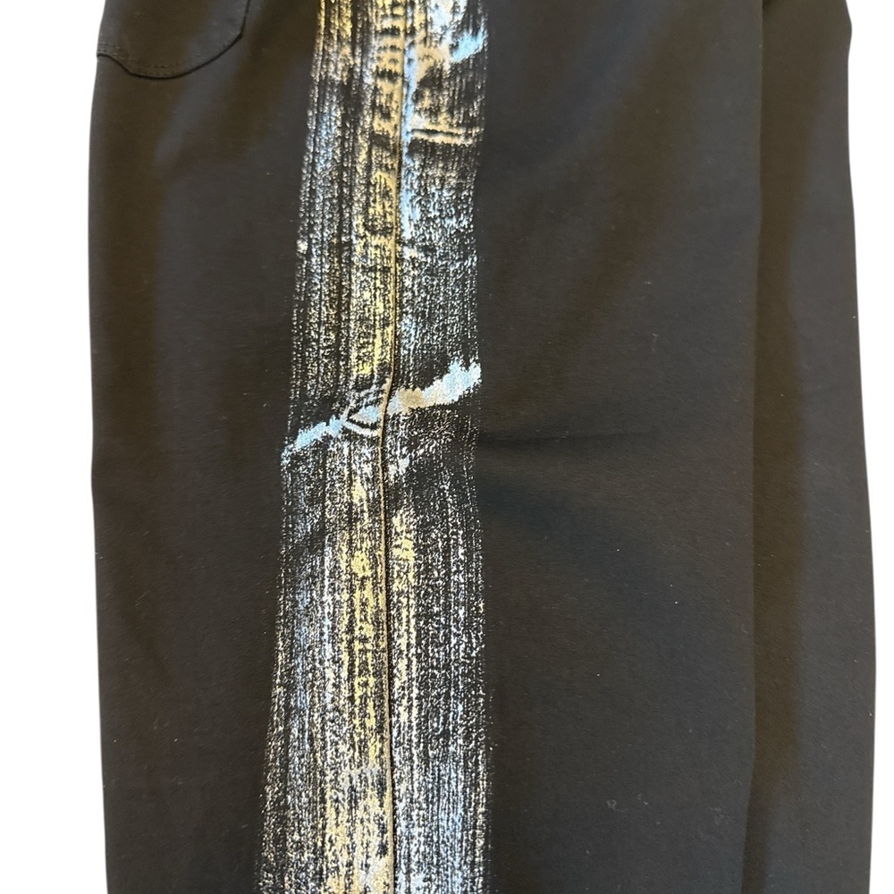 Zannza Couture  foiled Stylish Black and Silver Skinny Pants - Picture 4 of 4
